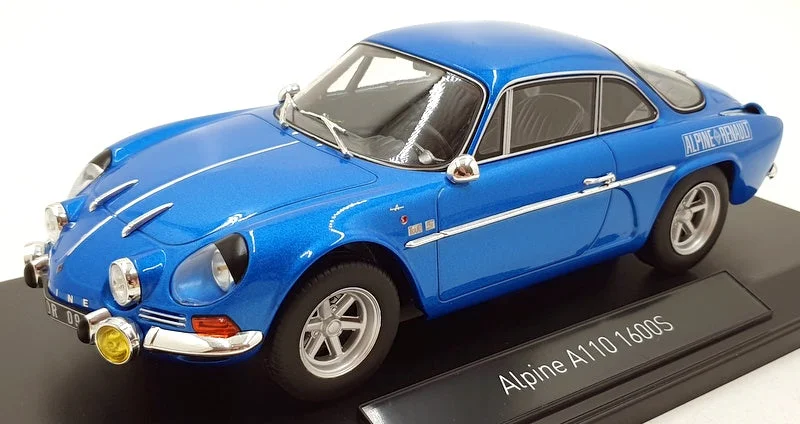 High-quality materials toys Norev 1/18 Scale Diecast 185307 - Renault Alpine A110 1600S 1972 - Blue High-quality materials toys Norev 1/18 Scale Diecast 185307 - Renault Alpine A110 1600S 1972 - Blue