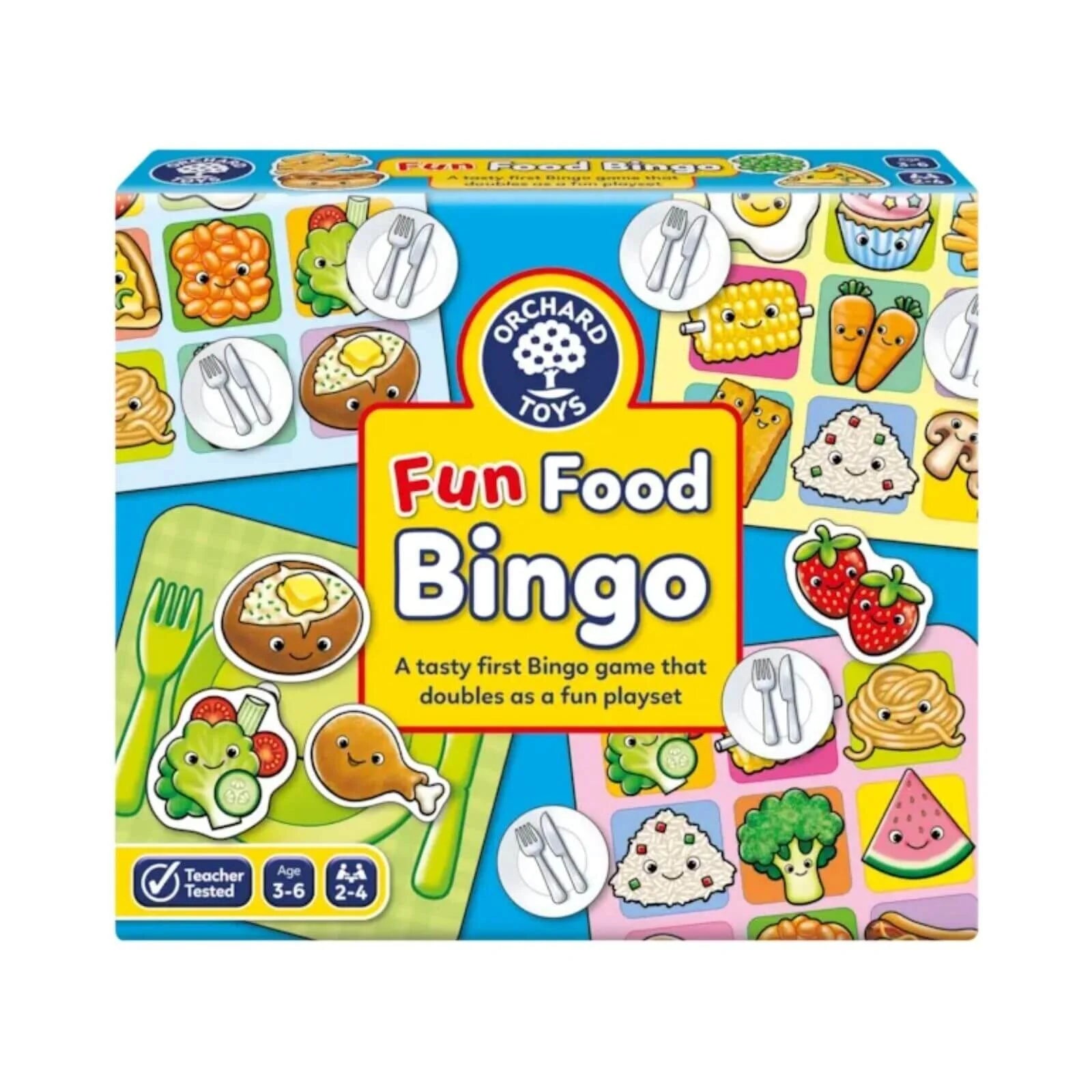 Thought-provoking puzzles Orchard Toys-Fun Food Bingo