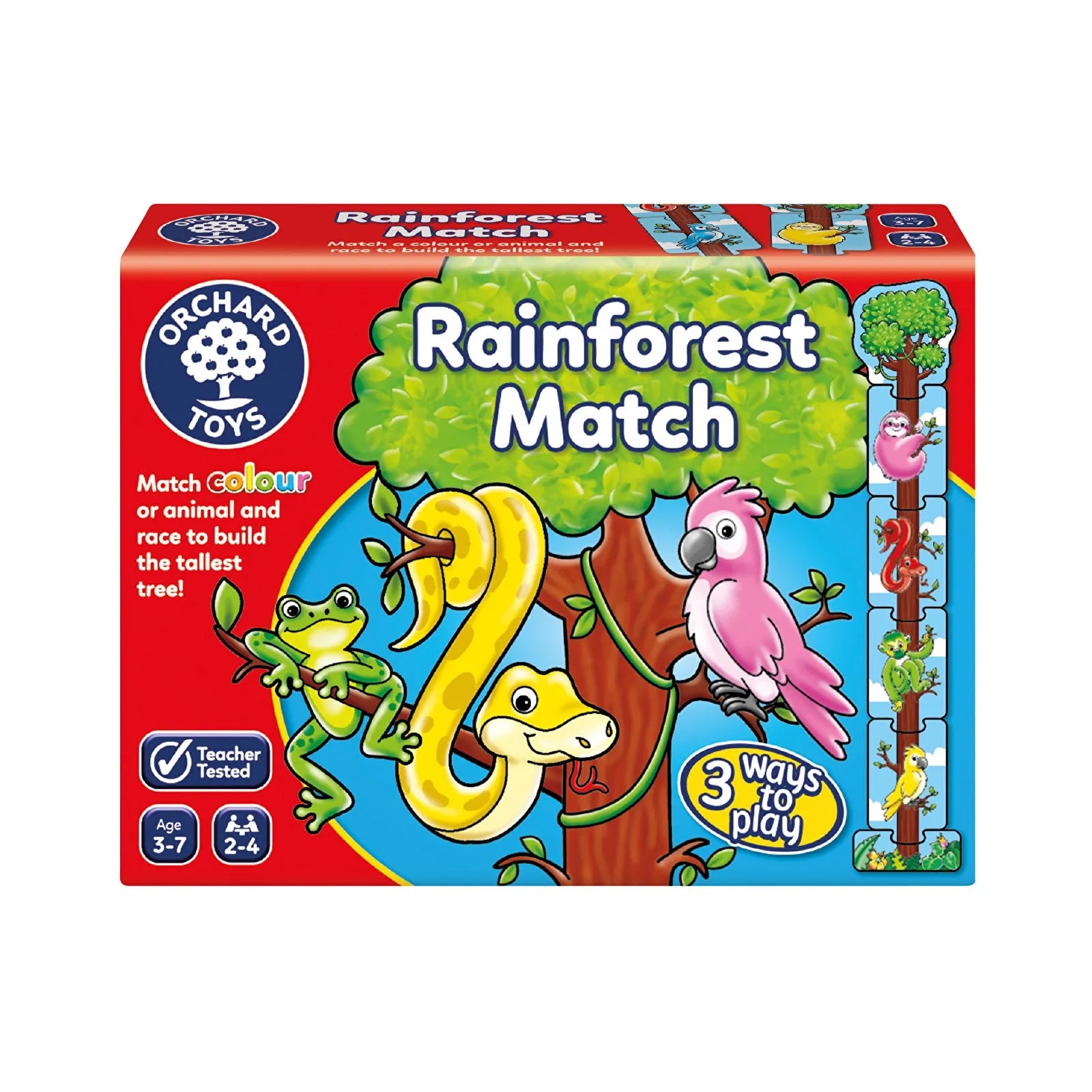 Time-consuming puzzles Orchard Toys Rainforest Match