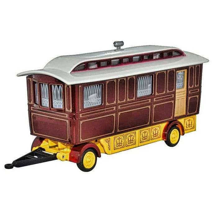 Playful toys OXFORD 1/76 Showmans Caravan Maroon