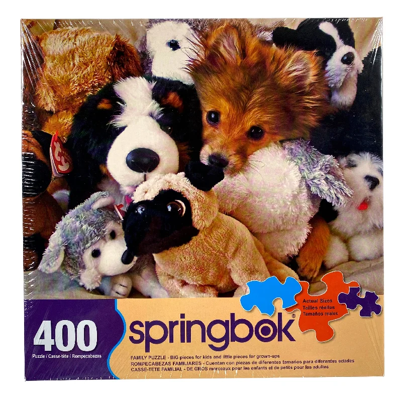 Fun gamesPlaytime Puppies 400 Piece Family Puzzle