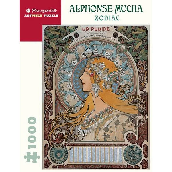Entertaining games Zodiac Mucha 1000 Pieces