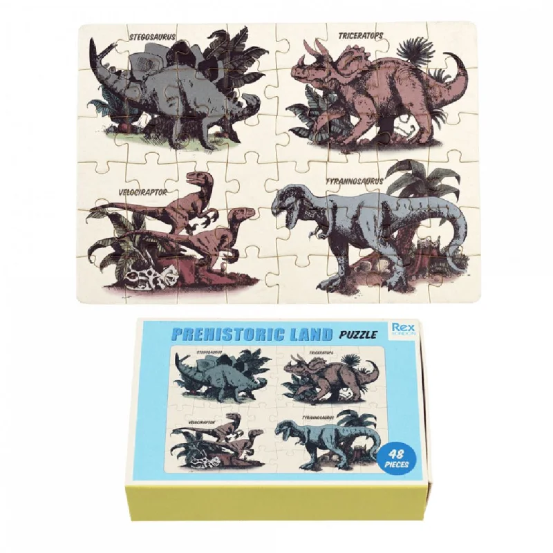 Intricate puzzles Prehistoric Land Matchbox Puzzle