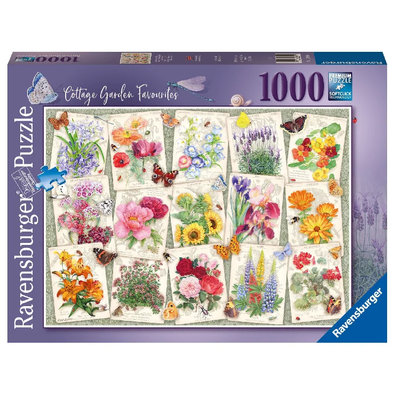 Entertaining games Ravensburger Cottage Garden Favourites 1000 Piece