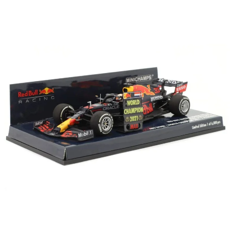 Enthusiastic toysRED BULL RACING HONDA RB16B - MAX VERSTAPPEN - WINNER ABU DHABI GP 2021 W/PITBOARD - WC 2021 - 1:43 Scale Diecast Model Car Enthusiastic toysRED BULL RACING HONDA RB16B - MAX VERSTAPPEN - WINNER ABU DHABI GP 2021 W/PITBOARD - WC 2021 - 1:43 Scale Diecast Model Car