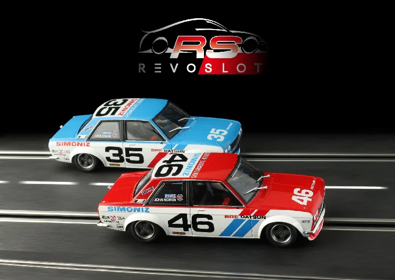 Realistic toy carsRevoSlot RS0202 Datsun 510 BRE SCCA Trans-Am Twin-Pack