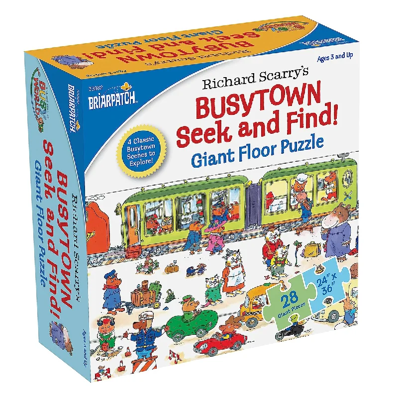 Engaging puzzlesRichard Scarry Busytown Seek and Find Giant Floor Puzzle