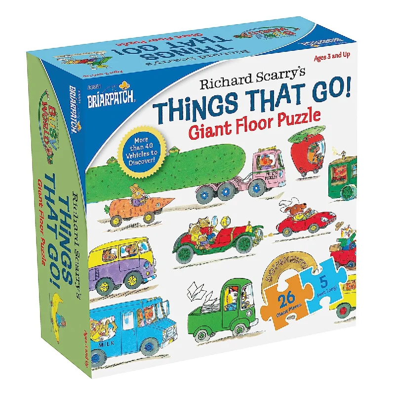 Educational games Richard Scarry Things That Go Giant Floor Puzzle