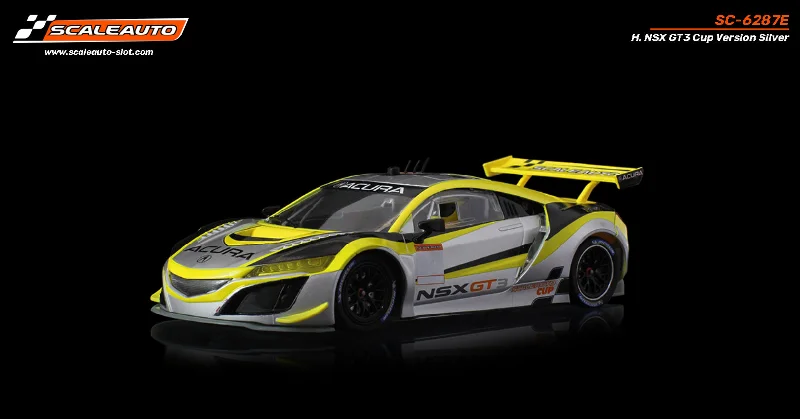 High-quality materials toys Scaleauto SC-6287E H. NSX GT3 Cup Version, Silver