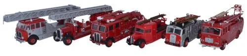 Enthusiastic toysOxford Diecast 6 Piece Set 150 Years of London Fire Appliances. - 1:76 Enthusiastic toysOxford Diecast 6 Piece Set 150 Years of London Fire Appliances. - 1:76
