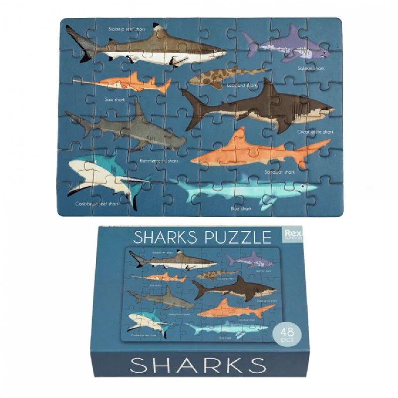 Fast-paced games Sharks Matchbox Puzzle