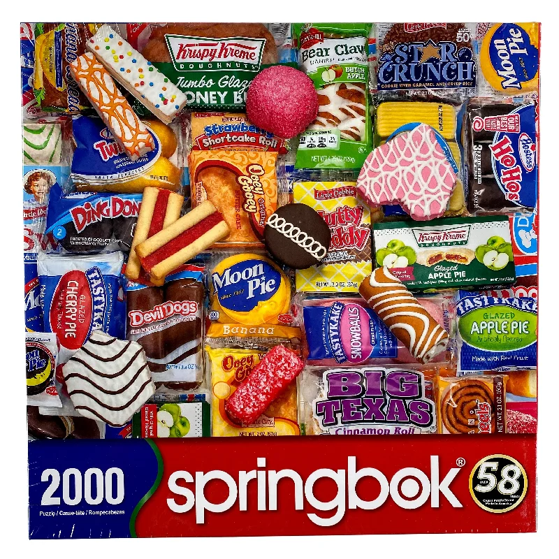 Engaging puzzlesSnack Treats 2000 Piece Puzzle