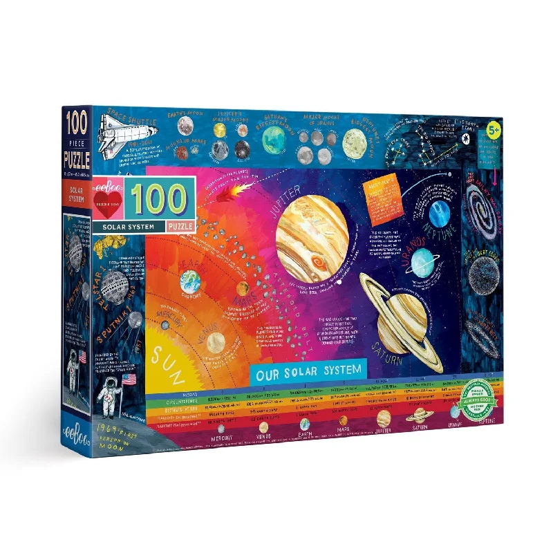 Time-consuming puzzles Solar System 100 Piece Puzzle