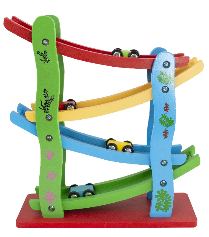 Thought-provoking puzzles Speedy Wooden Cars