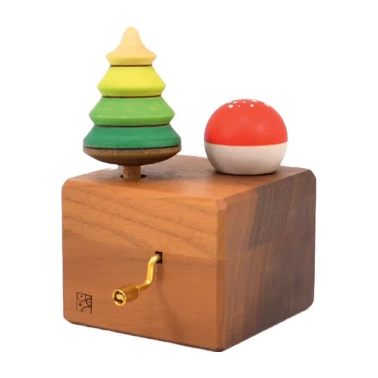 Multi-level puzzles Mader Spinning Top Music Box