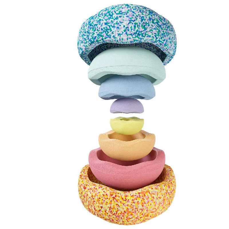 High-quality toy cars Stapelstein Summer Pastel set