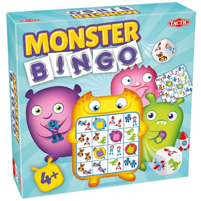 Fast-paced games Tactic Games Tactic Monster Bingo for de små
