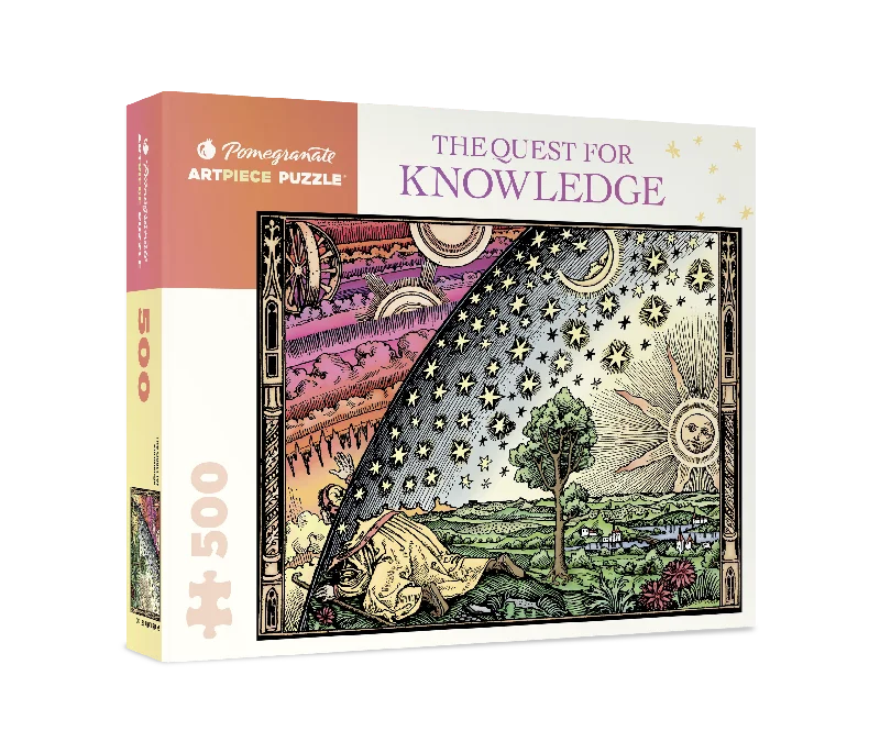 Time-consuming puzzles The Quest For Knowledge 500 Piece Puzzle