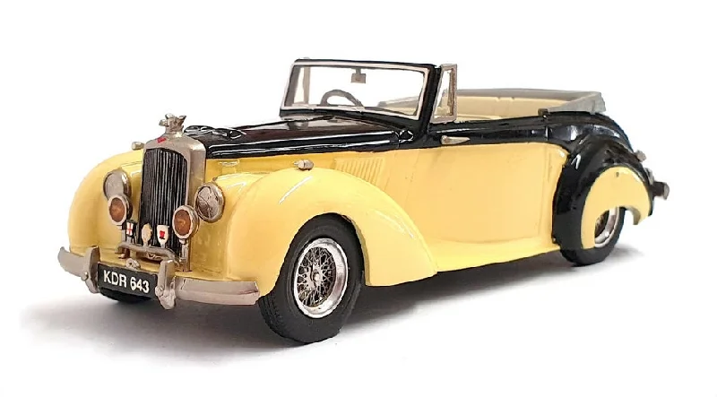 Fun toy carsTop Marques 1/43 Scale HE4 - 1954 Alvis TC 21/100 Grey Lady Open - Yellow/Black Fun toy carsTop Marques 1/43 Scale HE4 - 1954 Alvis TC 21/100 Grey Lady Open - Yellow/Black