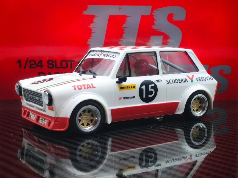 Realistic toy carsTTS 033 Autobianci A112 Abarth Gr.2, Scuderia Vesuvio No. 15