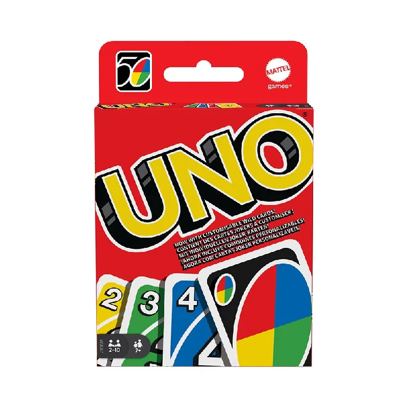 Intricate puzzles Uno Card Game with Customizable Wild Cards