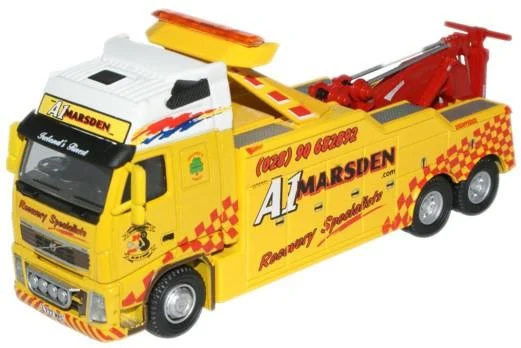 Realistic toy carsOxford Diecast A1 Marsden Volvo Recovery - 1:76 Scale