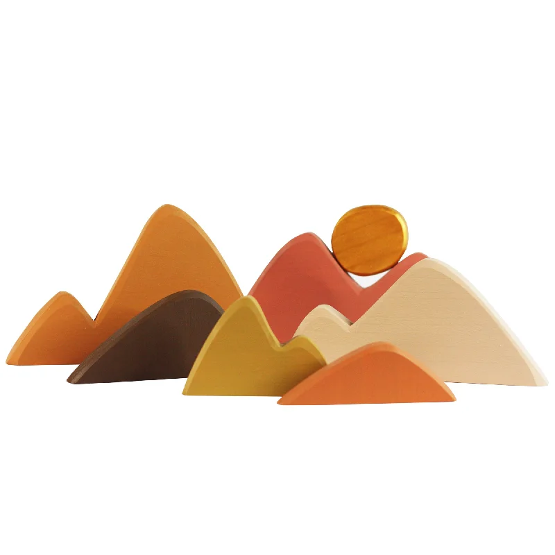 Intricate puzzles Wooden Desert Dunes - 7 Piece Set
